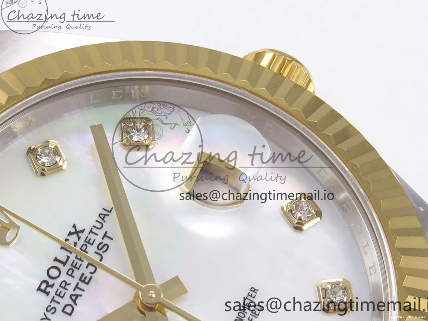 Best AAA Replica Sites MOP EWEF Best 126333 Unique Bracelet Oyster SS Dial Edition 970 DateJust on 41 YG White A 1228